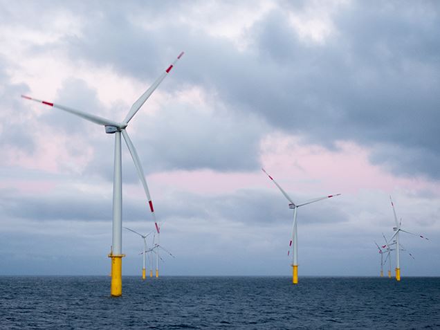 A 3.6 MW wind turbine in the North Sea