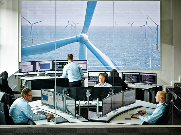 Smart wind power: Remote diagnostic center in Denmark