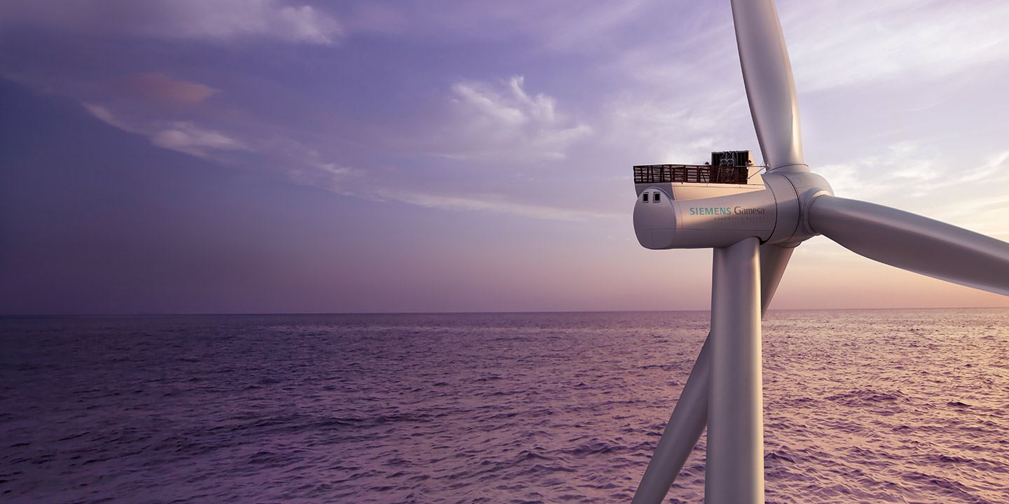 Siemens Games offshore wind turbine SG 8.0-167 DD