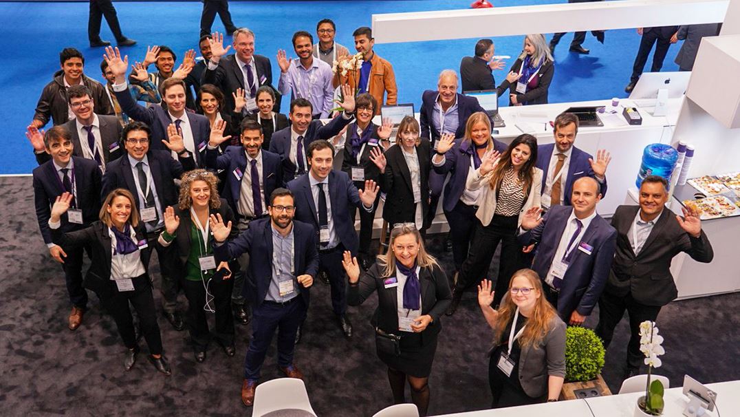 El equipo de Siemens Gamesa en WindEurope 2019